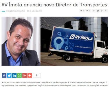 RV Ímola anuncia novo Diretor de Transportes