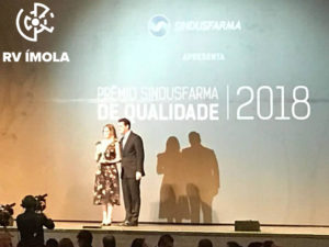 Sindusfarma 2018: RV Ímola eleita como melhor empresa em soluções para Cadeia Fria.